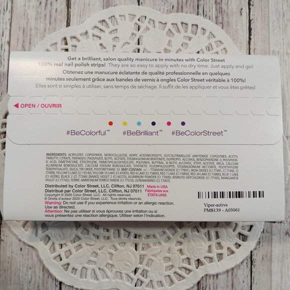 Color Street 100% Nail Polish Strips Viper Active Shifting Duochrome - Picture 4 of 5